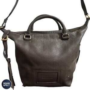 See‎ by Chloé Black Leather East West Top Handle Crossbody Shoulder Tote Bag